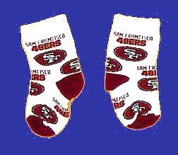 San Francisco 49ers Baby Socks: Sports & Outdoors