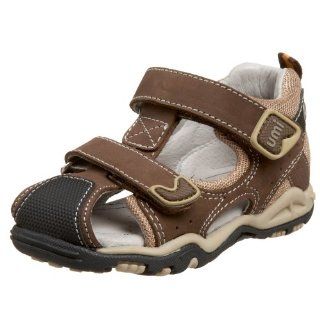 Gecko Hook And Loop Shoe,Chocolate/Tan,24 EU (US Toddler 8 M) Shoes