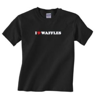 Gildan I Love Waffles T Shirt Clothing