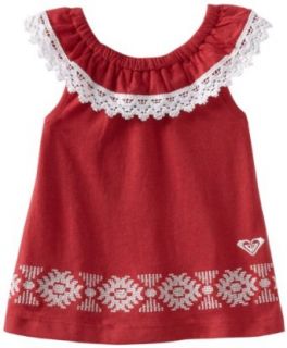 Roxy Kids Baby Girls Infant Dance Along Shirt, Sparrow Red