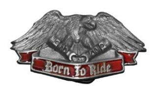 BORN TO RIDE Belt Buckle Eagle Rogue Biker Felon Clothing