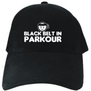 BLACK BELT IN Parkour Black Baseball Cap Unisex Clothing