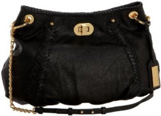  Badgley Mischka Eve Cross Body with Chain,Black,one size Shoes