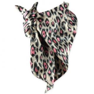 Pink Tan & Mix Shade   Leopard   Silky Satin   Easy Tie