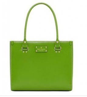 Kate Spade Wellesley Quinn Vine Green Leather Handbag: Shoes