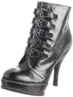 Mojo Moxy Womens Fusion Ankle Boot,Black,7.5 M US Shoes