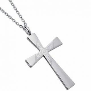 Stainless Steel Religious Cross Pendant Christain