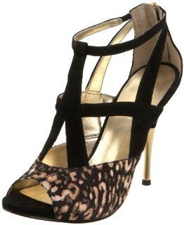 Womens Hingisfo Ankle Strap Sandal,Black Multi Suede,5 M US: Shoes