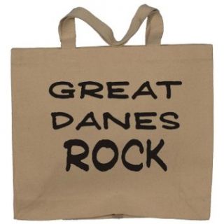 Great Danes Rock Totebag (Cotton Tote / Bag) Clothing