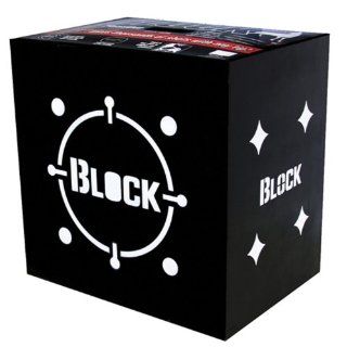 S4 Block Black B20 Archery Target (20 x 20 x 16): Sports