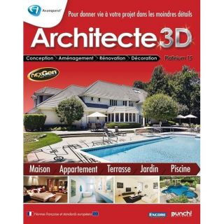 Architecte 3D Platinium 15   Le logiciel Architecte 3D Platinium 15