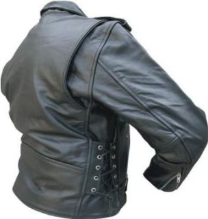 Biker Jacket ZIPOUT lining & SIDE LACES Sizes 36 66: Clothing