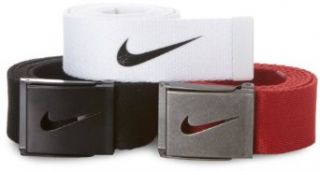 Nike Golf Mens Tech Essentials 3 Pack Belt Gift Set, Black