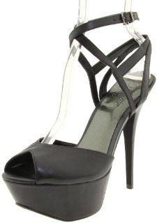  Fergie Womens Beenie Platform Sandal,Black,8.5 M US Shoes