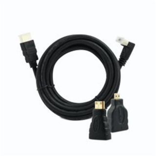 CABLES & CONNECTIQUES Muvit pack câble hdmi 1.4 3m avec deux adaptate