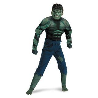 Hulk Classic Muscle   Size Child S(4 6) Clothing