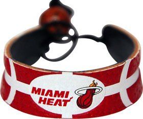 Miami Heat NBA Team Color Basketball Bracelet Sports