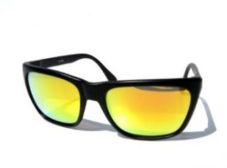 SMALL Iridescent Gold Mirror Lenses on 80s Surfer Style