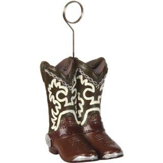  Cowboy Boots Photo/Balloon Holder Party Accessory (1 count) Shoes