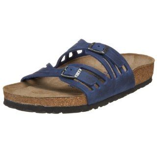 Granada Soft Footbed Sandal,Twilight Blue Patent,38 M EU Shoes
