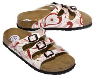 New Birkenstock Florida Silky Wind Red 38 N 7 $90 Shoes