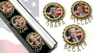 Sweet Romance 2008 Presidential Collection Pins