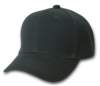 Plain Fitted Hat   Black, 6 3/4 Clothing