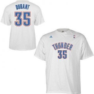 Oklahoma City Thunder Kevin Durant Adidas White T Shirt