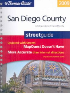 Thomas Guide 2009 San Diego County, California (Paperback)