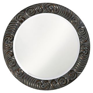 Breanne Black Resin Round Mirror Today $141.99 Sale $127.79 Save 10