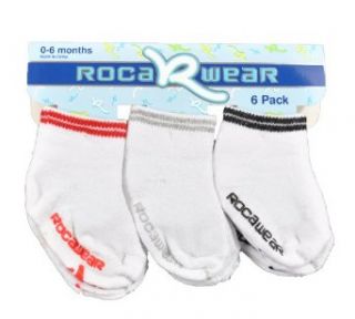 Rocawear Infant Boys Assorted Stripe 6 Pack Socks (6 12M