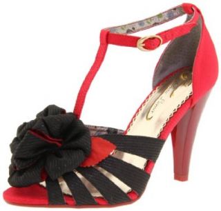Womens Exclusive Delight T Strap Sandal,Red,11 M US(42 EU) Shoes