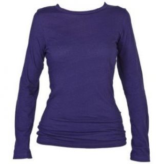 Purple Perfect Fit Long SleeveTee Shirt T Shirt Youth