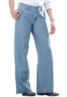 Plus Size Tall Jean, Wide Leg Styling: Clothing