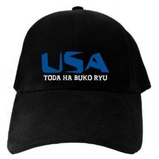 Caps Black Usa Toda Ha Buko Ryu  Martial Arts: Clothing