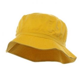 Pigment Dyed Bucket Hat Yellow W12S43E Clothing