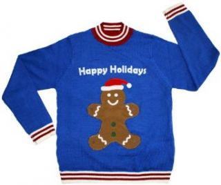 Ugly Christmas Sweater   Lighted LED Naughty Gingerbread