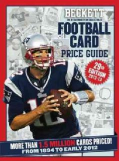 Football Card Price Guide 2012 13: From 1894 to Early 2012 (Paperback