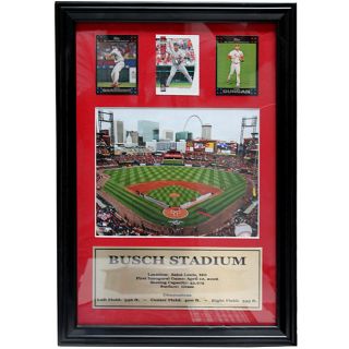 St. Louis Cardinals Busch Stadium 3 card Frame Today: $58.99