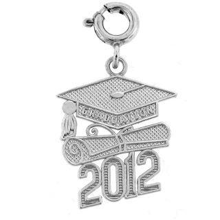 Dije de graduación 2012, de plata esterlina