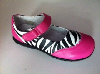 Big Monica Zebra Hot Pink Youth Shoe Size 13: Shoes
