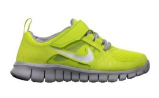 Boys Free Run 3 Running Shoe Green/White (Size 10.5 3) Size 12C Shoes