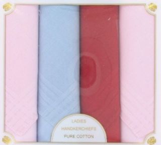 (HH20)   Gift Box Of 4 Pastel Shades by Handkerchief Heaven Shoes
