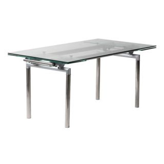 Table repas 160 cm (+ 2x30) Verre trempé Elodie IdClik   Pour vos