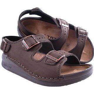 Tatami Nebraska Mocha Nubuk Backstrap Sandal Size 45 Narrow EU Shoes