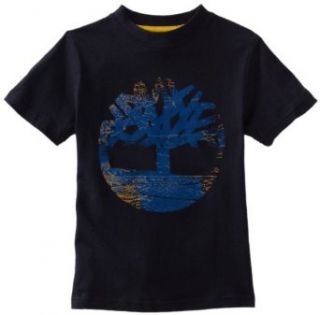 Timberland Boys 2 7 Prominence Tee, Blue, 5 Clothing