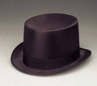 J16920 (Medium 7, Black) Permasilk Top Hat Clothing