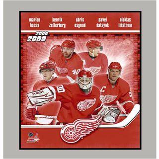 2009 Detroit Red Wings 11x14 inch Matted Photo