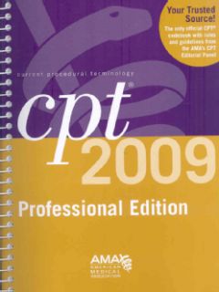 CPT 2009 Professional Edition (Paperback)