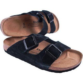 Newalk Licensed by Birkenstock Black 2 Strap Sandal Size: 46 EU: Shoes